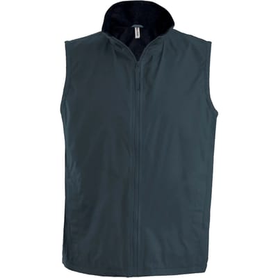 Kariban Met fleece gevoerde bodywarmer unisex K679 - Dark Grey / Black - S