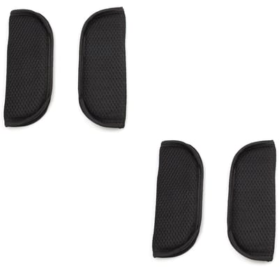 MTTProducts - Seat Belt Pads - Schouderkussens - Verwijderbaar en ademend - Zwart - Veiligheid - Comfortabele autogordel - Geschikt voor auto en tas