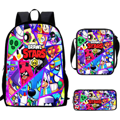 Sac à dos Brawl Stars Impression Haute Définition Multifonctionnel Léger