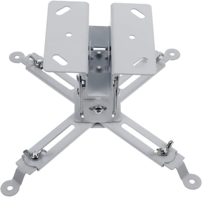 Projector Plafondbeugel - Projectorsteun Beugel - Projector Ophangen - Universele Bevestiging - 20 cm - Wit
