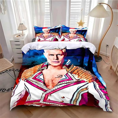 Nieuwe Cody Rhodes American Nightmare Beddengoed Set Eenpersoons Twin Volledig Queen King Maat Bed Set Volwassene Kind Slaapkamer Dekbedovertrek Sets Anime 150X200cm 3pcs