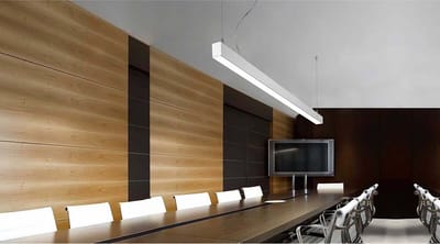 Lineaire LED Hanglamp - Lijnverlichting - Kozolux Tino - 40W 4200lm - Warm Wit 3000K - 120cm - Zwart