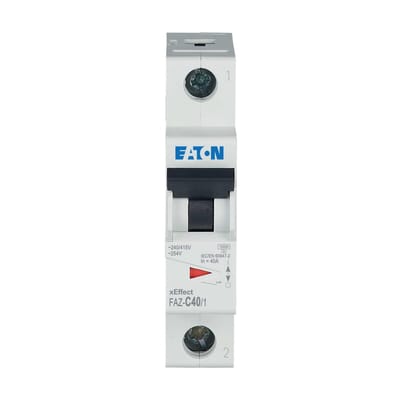 Eaton Faz 40A Enkelpolige MCB C-Curve 15kA - 278565