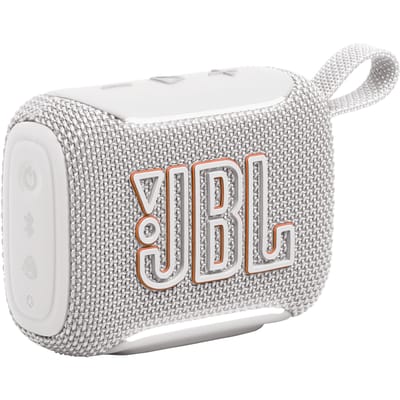 JBL Go 5 - Draadloze Bluetooth Mini Speaker – Voor Onderweg en Thuis – Sfeerverlichting - Draadloos Muziek Box – Boxje - 10 uur - IP68 - Waterdicht - Wit