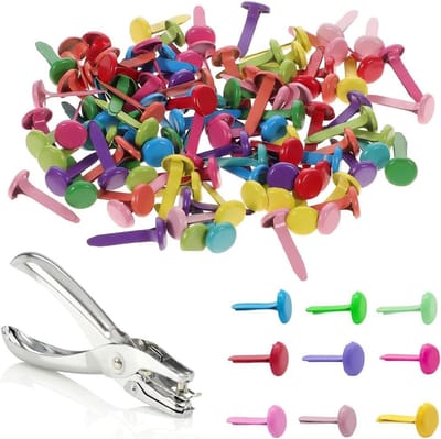 100 stuks kleurrijke patroonzakjes en klemmen voor knutselen en scrapbooking