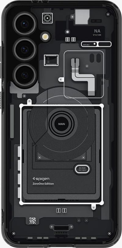 Spigen Ultra Hybrid Hoesje Geschikt voor Samsung Galaxy S24 FE - Back Cover met Air Cushion - Zero One