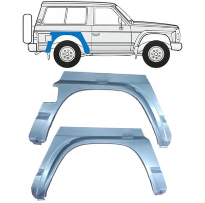 Reparatiepaneel achterspatbord voor Nissan Patrol Y60 GY60 1990-1997