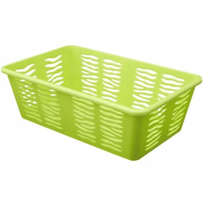 Groene Plastic Opbergmand Organizer voor Cosmetica