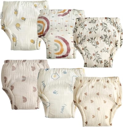 Potty Training Broekjes voor Meisjes en Jongens - Wasbare en Herbruikbare Training Pants voor Zindelijkheidstraining