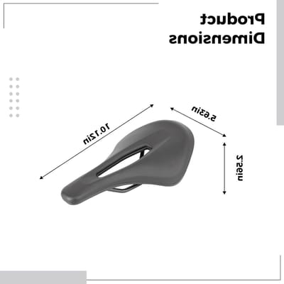 Ergonomisch PU-zadel voor racefietsen en mountainbikes, ademend, antislip en schokabsorberend met holle kamers voor optimaal comfort
