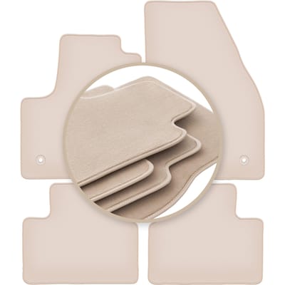 PREMIUM beige vloermatten voor: Opel Meriva B minivan 2010-2017