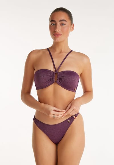 Ten Cate ring bikini bottom wine red voor Dames | Maat 36