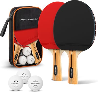 Pingpong Set - Tafeltennis Batjes - Binnen Buiten Spel - Inclusief Opbergkoffer - 2 Speler Set