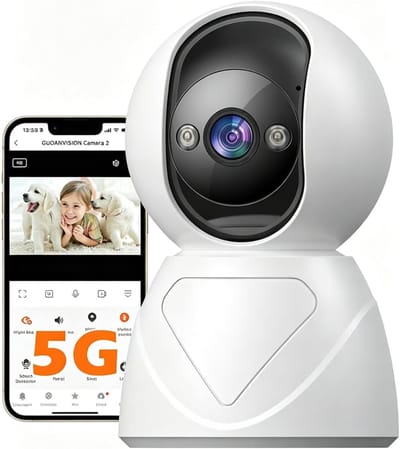 HEZIVO® Hondencamera - Huisdiercamera - Beveiligingscamera Binnen - 355° draaibaar