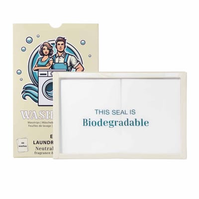 Washgiant Wasstrips Natural Essence XL - Parfumvrije Wasmiddeldoekjes - Microplasticvrij Wasmiddel - 264 Wasbeurten