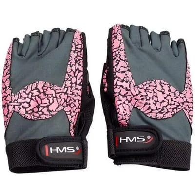 HMS RST03 - Trainingshandschoenen - Roze/Grijs - L - Ventilerend