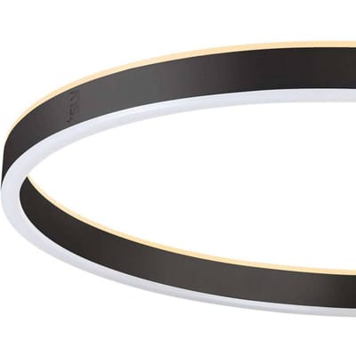 SLV LED vloerlamp One Straight, zwart, 2700/3000 K