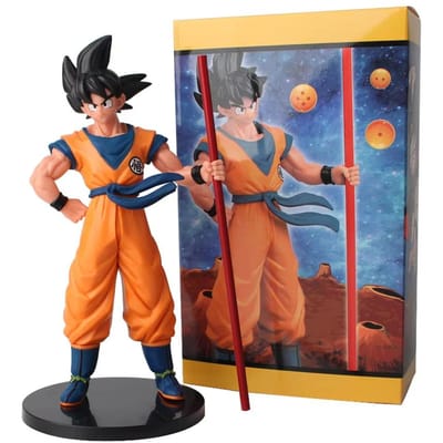 18 cm Son Goku Super Saiyan Figuur 20e verjaardag Anime Goku DBZ Actiefiguur Speelgoed Model Cadeaus Verzamelbare Beeldjes voor Kinderen