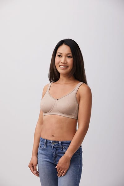 Amoena Prothese Bh Zonder Beugel Mira SB Light Taupe - maat EU 75D / FR 90D