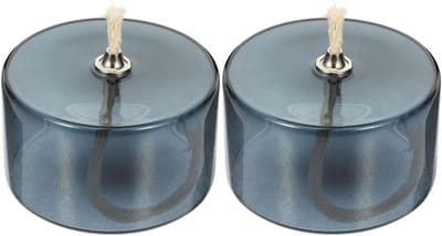 2 Stuks Glazen Kaarsenstandaard - Glazen Olielamp en Petroleumlamp voor Creatieve Huisdecoratie en Verlichting