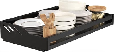 La'Moussawi ® Verstelbare Telescopische Lade Organizer voor Keuken en Badkamer Zonder Boren
