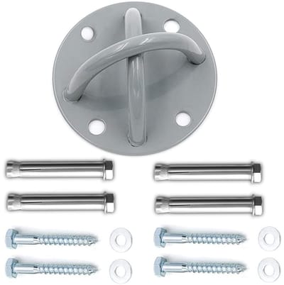 Dailygoods - Dailygoody - Plafondhaak - zware ijzeren haken - belastbaar tot 250 kg - ideaal voor hangstoel - yoga-haak - perfect voor trainingsoefeningen - g