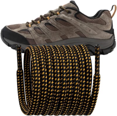 Veters voor Merrell Moab Laars, Ronde Vervangende Schoenveters Laces voor Trekkingschoenen Wandelschoenen