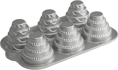 Aluminium Bakvorm met Mozaïek Patroon - Grote Rechthoekige Cakevorm