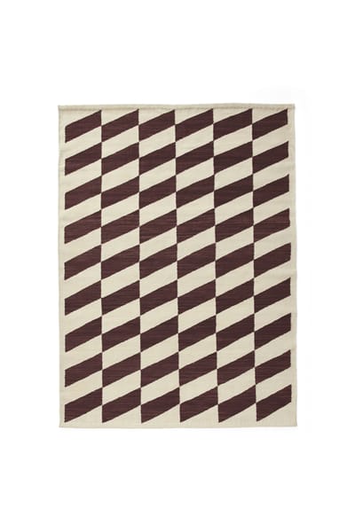HAY Shift Kelim vloerkleed - burgundy - 140 x 200 cm
