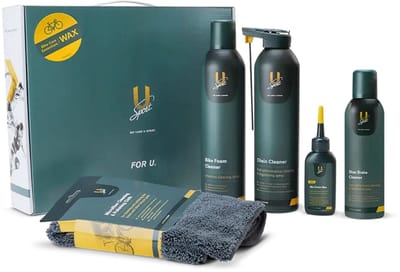 U-Sport Gift Box Bike Care Essentials Wax - Fietsonderhoud Cadeaupakket - Inclusief Bio Chain Wax - 5-delig