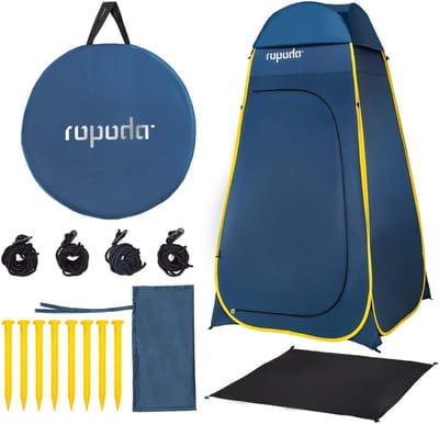 Privacy Tent - Draagbare Kleedkamer - Outdoor Douche - Snel Opzetten - Opvouwbaar - Grijs