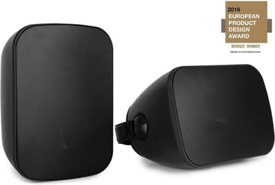 Speakerset voor binnen of buiten - Power Dynamics BD50B speakerset 120W - Zwart - Geschikt
