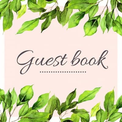 Green Leaves Floral Tropisch Gastenboek Voor Huwelijk ! Bruiloft ! Verjaardag ! Babyshower ! - Mooie Gastenboeken