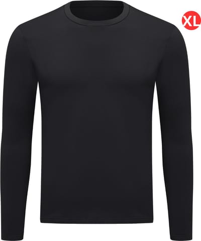 Bovista Thermokleding - Thermoshirt - Thermo - Voor Heren - Shirt - Zwart - Maat XL