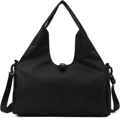 Sporttas - Reistas Weekendtas - Fitness en Reizen - Natte Droge Scheiding - 49 cm Lengte - Zwart