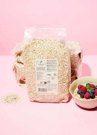 Bio glutenvrije fijne havervlokken 4 x 1 kg