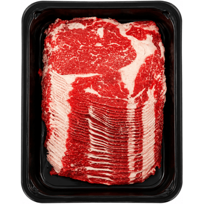 Dun gesneden rundvlees van ribeye voor hotpot (1,2 mm) - 500 g