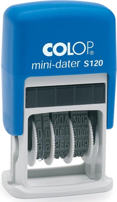 Datumsstempel Colop S120 Minidater 4mm Französisch