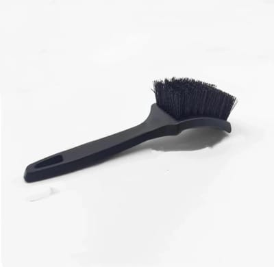 Velgenborstel Auto - Wielborstel Zacht - Auto Wassen - Lange Steel - 200 g - Zwart