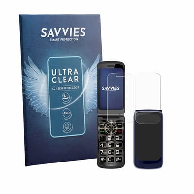Savvies - Screenprotector voor Guwet G739 (Voor+Achter) - Folie Beschermfolie transparant 18 Stuks