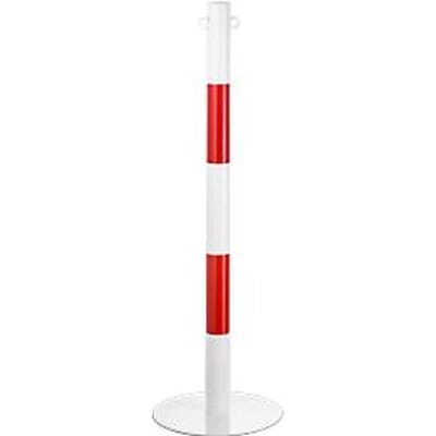 Kettingstandaard, 1-delig, wit/rood