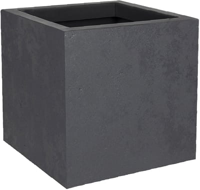 EDA plantenbak BASALT UP, vierkant, 295 mm, antraciet
