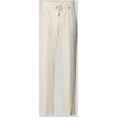 relaxed fit broek met elastische tailleband model 'ELLIOT'