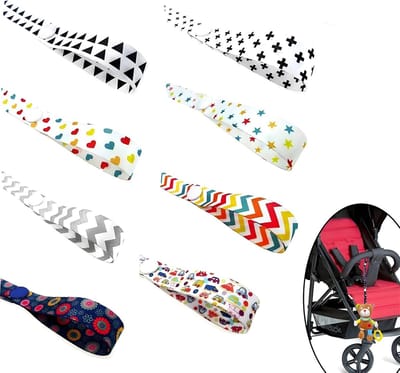 Anti-Drop Speelgoedriem Houder - 8 Stuks Draagbare Clip Riemen voor Veiligheid en Gemak