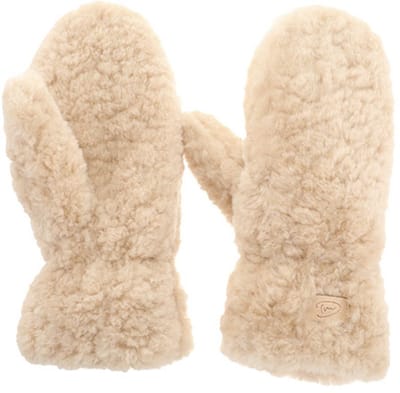 I'm Dutch Teddy Wanten Hemsedal Natural | Maat- warme wanten- dames wanten- one size- trendy- winter