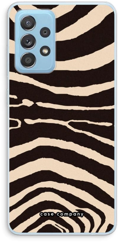 Case Company® - Hoesje geschikt voor Samsung Galaxy A73 hoesje - Arizona Zebra - Soft Cover Telefoonhoesje - Bescherming aan alle Kanten en Schermrand