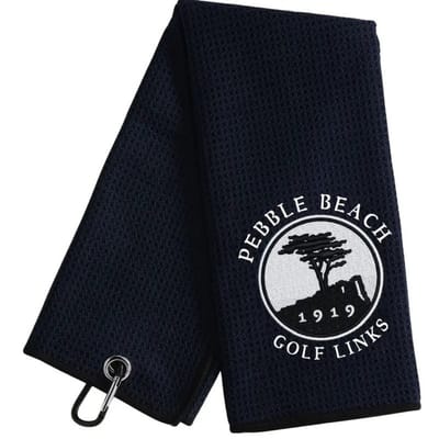 Nivard Golf Handdoek - Golfhanddoek - Golf Accessoires - Towel - Comfortabel - Zwart