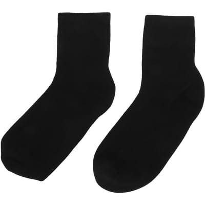 4 Paar Gel Sokken Herbruikbare Hydraterende Sokken Zachte Effen Kleur Elastische Casual Gel Voering Sokken voor zwart