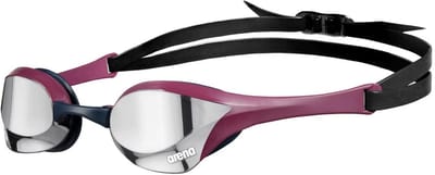 Zwembril Wedstrijd Swipe Anti-Fog Zilver Rood UV-Bescherming