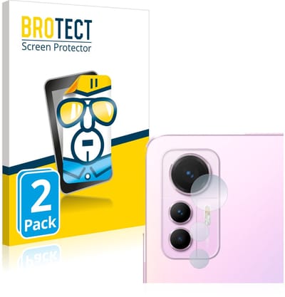 BROTECT - Screenprotector voor Xiaomi 12 Lite (ALLEEN Camera Lens) - Folie Beschermfolie transparant 2 Stuks